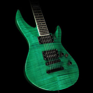 Used 2012 ESP  Horizon-III FM Electric Guitar See-Through Green