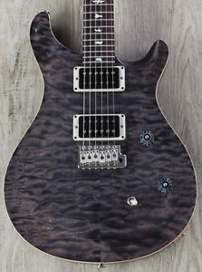 PRS Paul Reed Smith CE 24 Wood Library Quilt Top Guitar, Faded Gey Black
