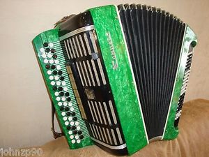 #155 STRADELLA BAYAN CONCERT DOUBLE CASSOTTO Moscow Button ACCORDION 100 58