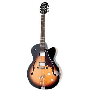 Höfner Super-Luxe E2 Sunburst - HCT-SL-E2-SB-0 - inkl. Koffer