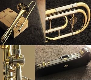 YAMAHA Japan YSL-882 Tenor bass Trombone w/Original Case Musical Excellect++