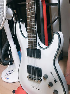 Schecter Hellraiser White E-Guitar Free Shipping