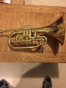 Jupiter JMP-450 Marching Mellophone With Hard Shell Case