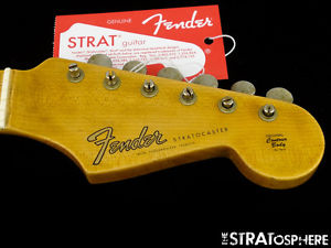 Fender Custom Shop Postmodern Relic Stratocaster NECK + TUNERS Strat Maple '57 V