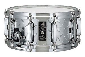 TAMA Lars Ulrich Signature snare drum 14 "X6.5" Diamond Plate Steel #EMS Japan
