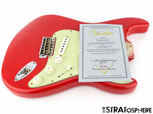 Fender Custom Shop Postmodern Relic Stratocaster LOADED BODY Strat Hot Rod Red