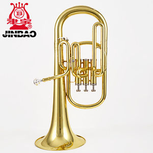 JinBao JBAH-1300 Professional Trumpet Althorn Alto Eb Tone WAGNER TUBA Music