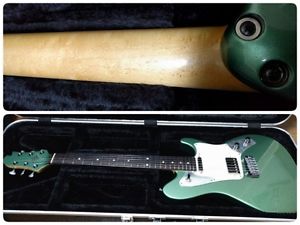 Sugi Guitars DS499 Made in Japan Aqua Timber Maple Neck E-Guitar Free Shipping