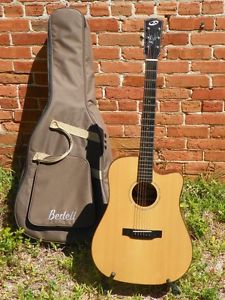Bedell Skunk Baxter TBAC-28-SB Natural Fishman Electronics w Gig Bag Madagascar