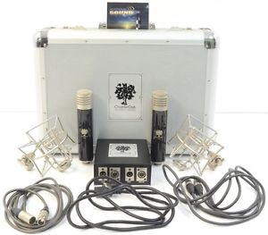 Charter Oak S600 Vacuum Tube Condenser Microphones w/Case -  Matched Pair