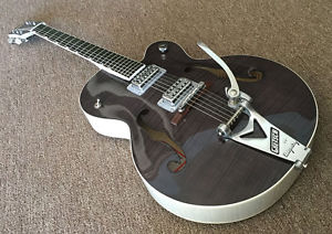 Gretsch G6120SH Brian Setzer Hot Rod Tuxedo Black 2-tone