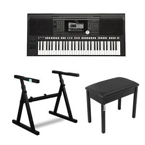 Yamaha PSR-S970 61-Key Professional Arranger + Knox Z-Style Stand + Bench