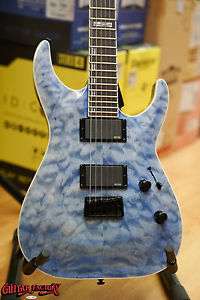 ESP LTD H-410QM FSB Faded Sky Blue Electric Guitar NEW
