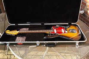 Fender jaguar MIJ Fotoflame With Case