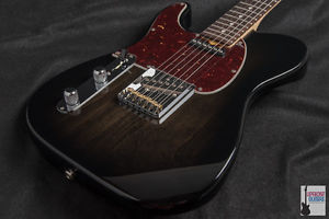 New USA G and L G&L ASAT Classic Blackburst Left handed Ships Worldwide