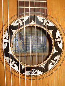 romantic 11 sting harpguitar from master luthier W.Aug. Glier ca.1900 ***