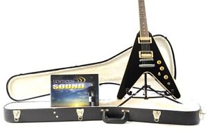 2007 Gibson Flying V Traditional Pro Electric Guitar - Black w/Gibson Case