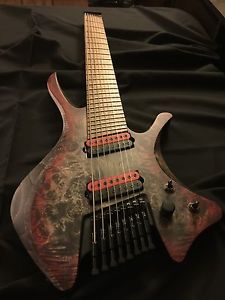 Skervesen Shoggie 8 String Multiscale Fan Fret Guitar Headless