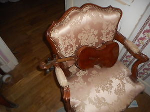 VIOLON ANCIEN ENTIER SORT GRENIER A RESTAURER MARQUE FRANCOIS PILLEMENT