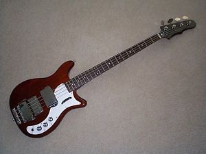1968 Epiphone Embassy bass with hard shell case