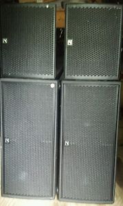 Yorkville powered speakers