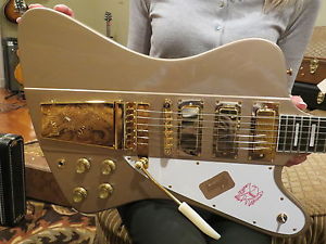 Gibson Custom Shop 20th Anniversary Firebird VII Gold Poly Mist Ebony Fret 2013