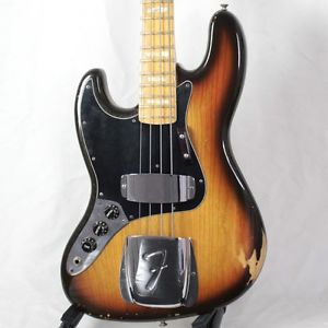FENDER 1978 JAZZ BASS 3CS LH Electric Bass guitar VINTAGE w/Hardshell case