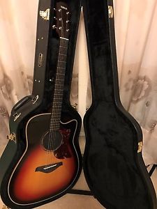 Yamaha A3R A-Series Dreadnought Cutaway Acoustic-Electric Guitar, Sunburst Color