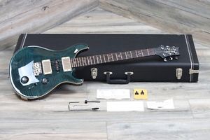 RARE! 2009 PRS Custom 22 Special Limited Edition Teal Black 10 top MINTY +OHSC