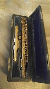 William S Haynes solid silver piccolo