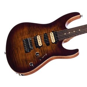 Suhr Guitars Custom Modern Carve Top Bengal Burst Flame 24 fret electric guitar