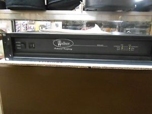 Walker WCA-400 Commercial stereo power amplifier with 2 WM1104 Speakers