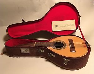 vintage Jose Ramirez handmade 12 string Spanish Bandurria w original case
