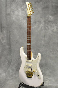 FERNANDES LA-80KK Pearl White Ken Signature Model Made in Japan E-Guitar