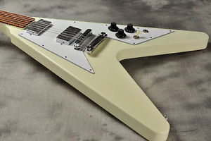 Gibson USA 2015 Japan Limited Flying V Classic White FreeShiping Used #G205