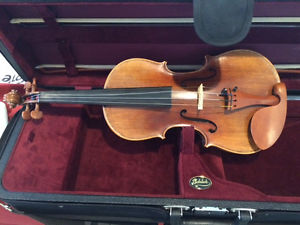 Violin used Stradavari, by: Samuel Shen, 23 1/5" with two bows and Bobelock Case