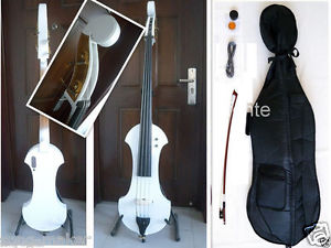 3/4 Electric Parted Upright Double Bass Finish silent Solid wood  Powerful Sound