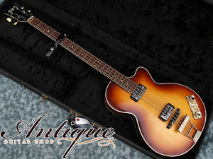 Hofner 500/2 Club Bass Sunburst Used  w/ Hard case