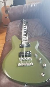 Reverend Bayonet Electric Guitar, Satin Army Green