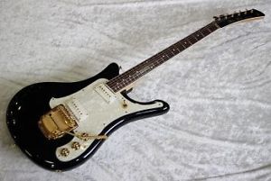 YAMAHA Blue Jeans Professional Black Sparkle E-Guitar Free Shipping