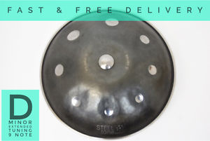 440Hz or 432Hz Handpan - Steeltone, D Minor Extended 9 note. None painted finish