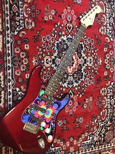 Psychedelic Fender Stratocaster, EMG Pickups