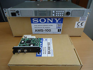 Sony Ams100 Audio Monitor Speake