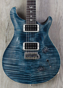 PRS Paul Reed Smith Custom 22 Guitar, Faded Whale Blue, Pattern Neck +Cable