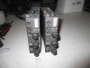 API 500 size APHEX CX 1 rare pair  vintage compressors cons. serial #s