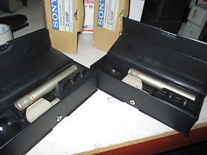 Sony  C 535 P pair of mics with orig box and container