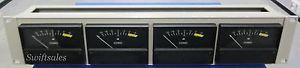 WBS Ward-Beck Systems MP4 Quad Analog PPM Peak Program Meter Monitor Panel - #2