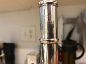 Yamaha MIJ YFL461 II Solid Silver French Flute w B Foot, Offset G - Pro Owned!!