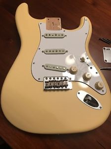 **Price Drop** 2015 Yngwie Malmsteen Fender Loaded Guitar Body + Sticker (Mint)!