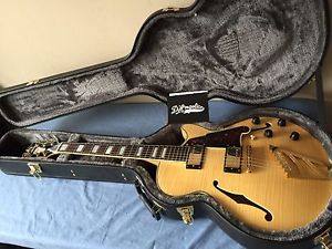 D'Angelico Excel EX-SS Archtop Electric Guitar Natural w/ hard case